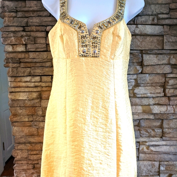 Laundry By Shelli Segal Dresses Yellow Dress By Shelli Segal For